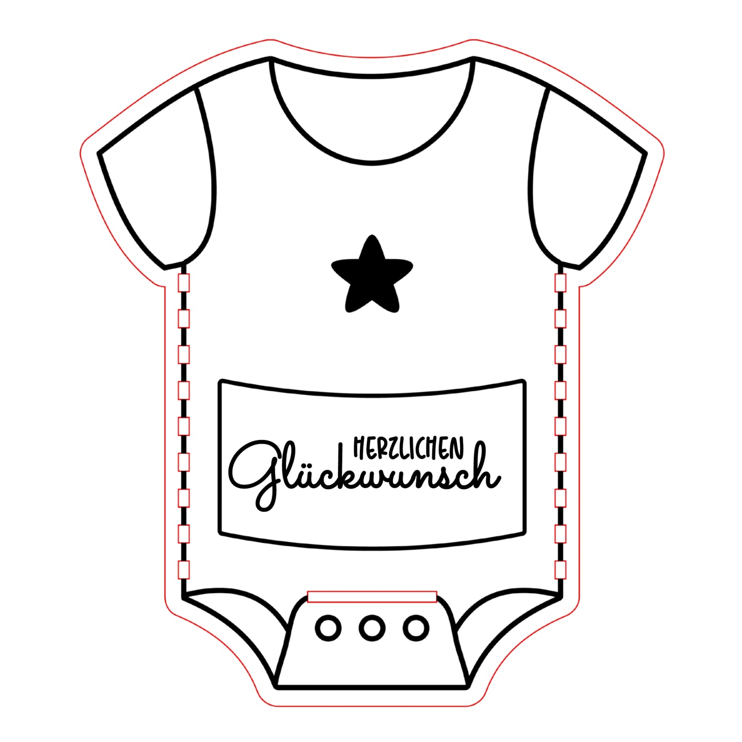 Baby-Body aus Holz – Geschenk zur Geburt