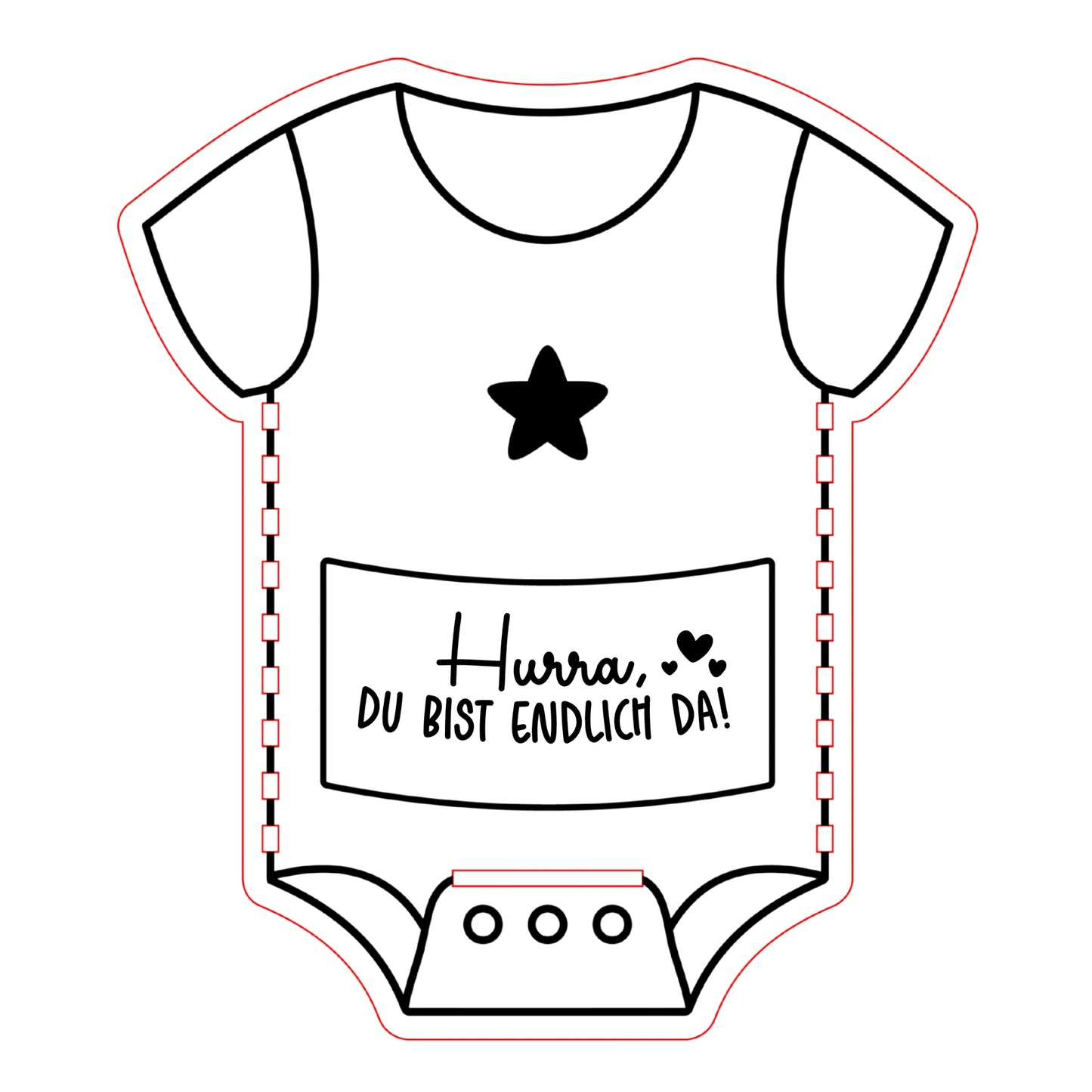 Baby-Body aus Holz – Geschenk zur Geburt