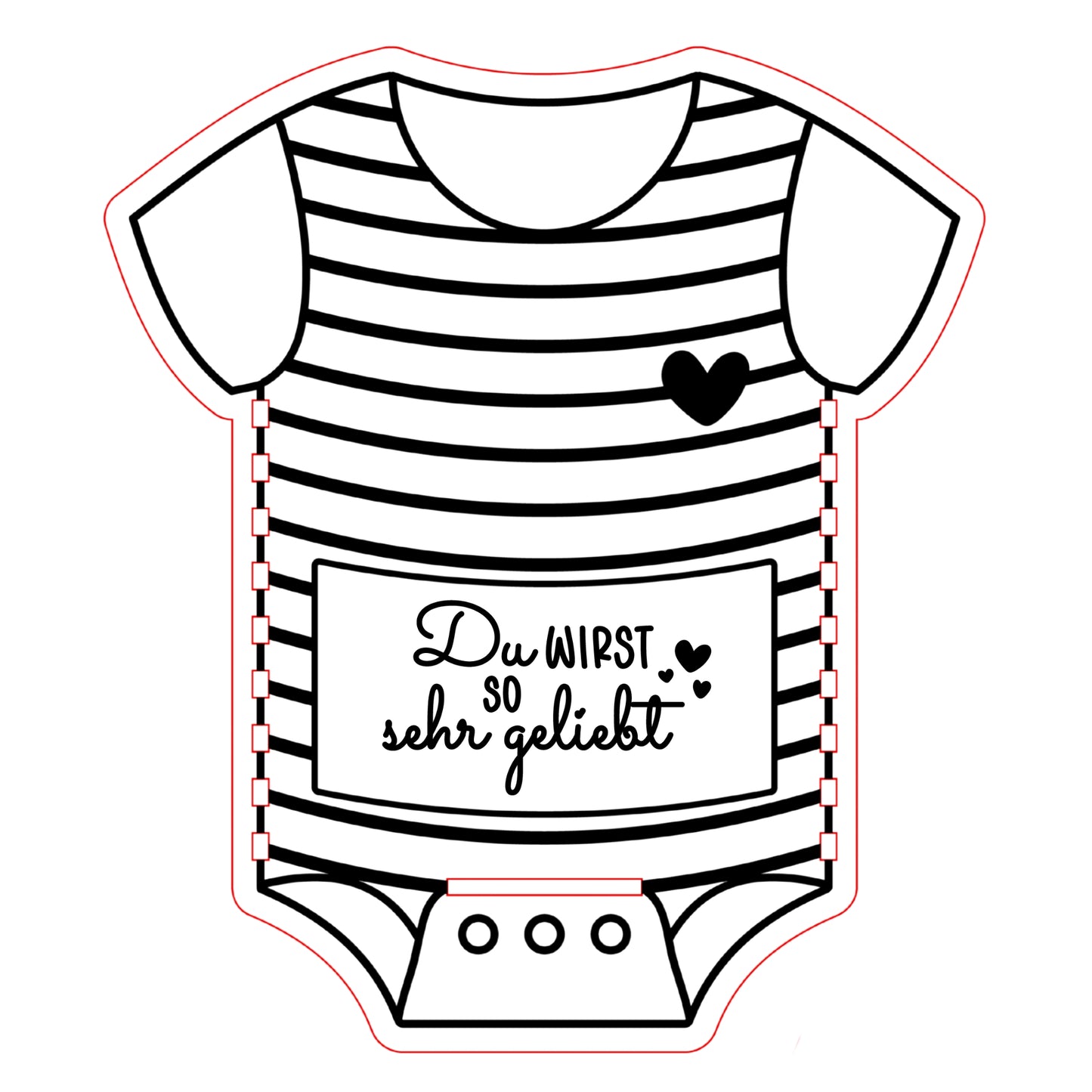 Baby-Body aus Holz – Geschenk zur Geburt