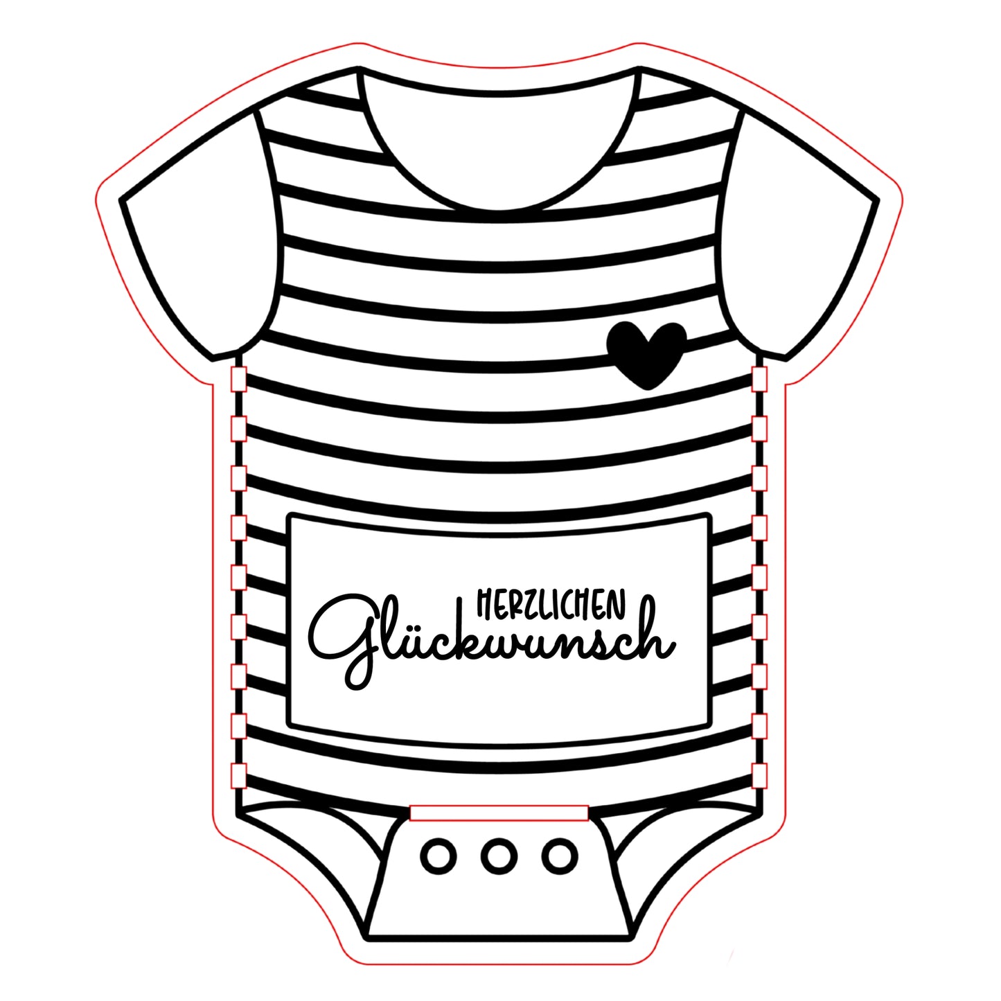 Baby-Body aus Holz – Geschenk zur Geburt