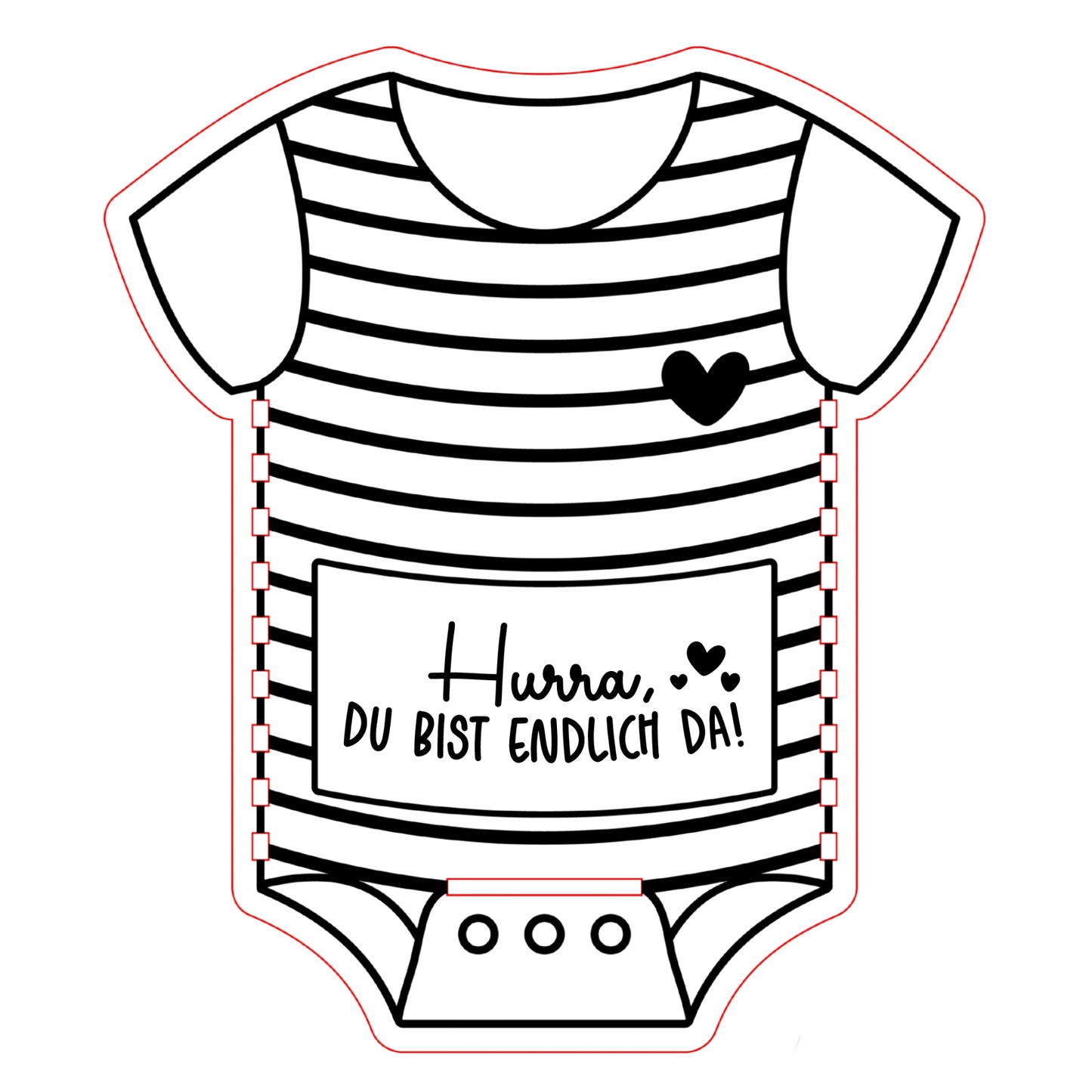 Baby-Body aus Holz – Geschenk zur Geburt