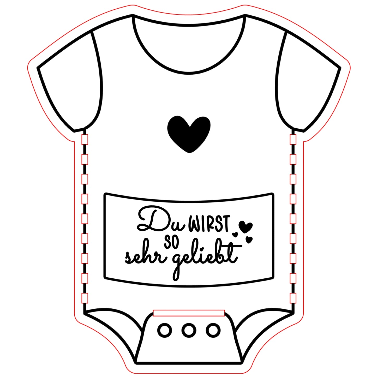 Baby-Body aus Holz – Geschenk zur Geburt
