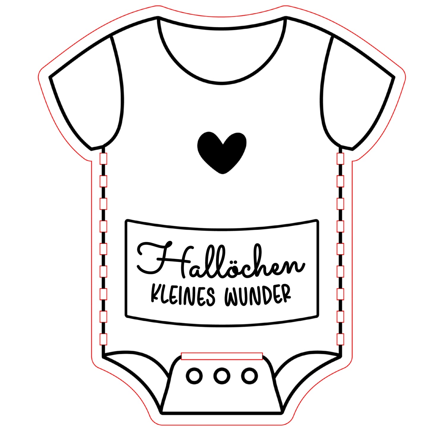 Baby-Body aus Holz – Geschenk zur Geburt