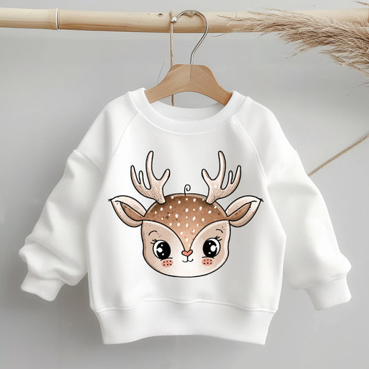 Glitzer-/ Bügelbild "Rehkitzkopf Ria"