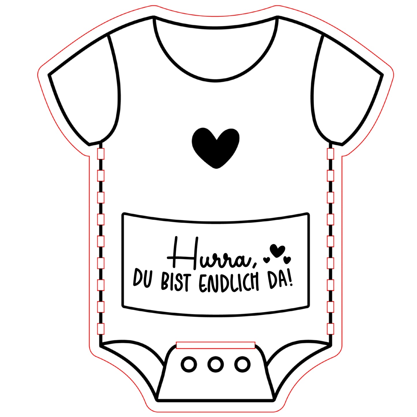 Baby-Body aus Holz – Geschenk zur Geburt