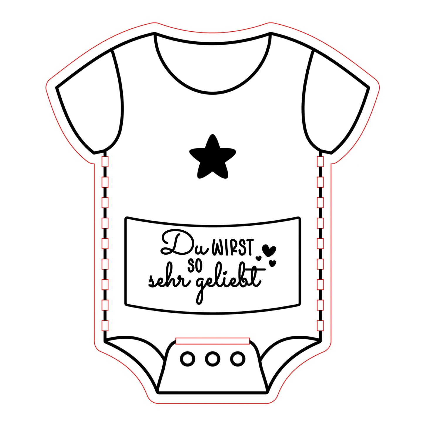 Baby-Body aus Holz – Geschenk zur Geburt