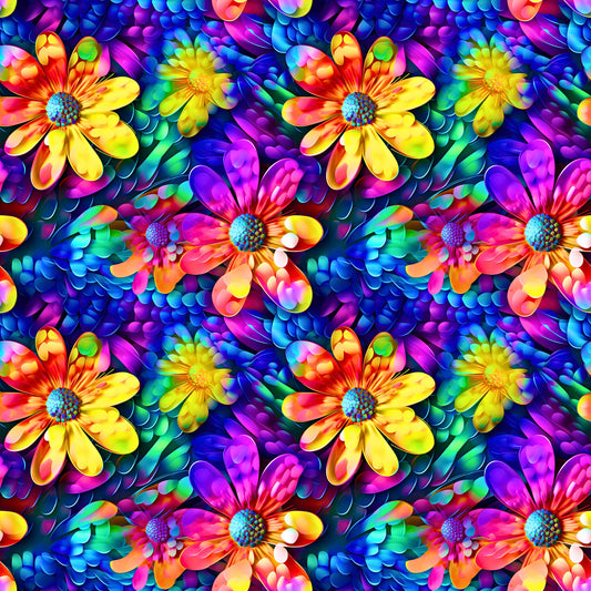 Stoff Meterware „Blütenpracht“ – Jersey & French Terry