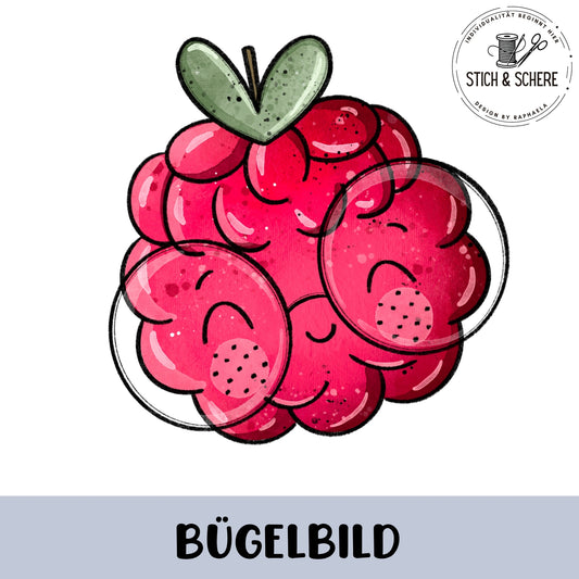 Bügelbilder „Kleine Himbeere“