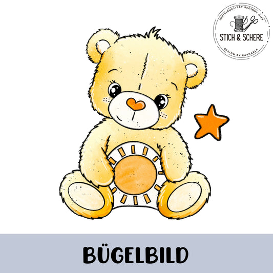 Bügelbilder „Regenbogenbärchen“