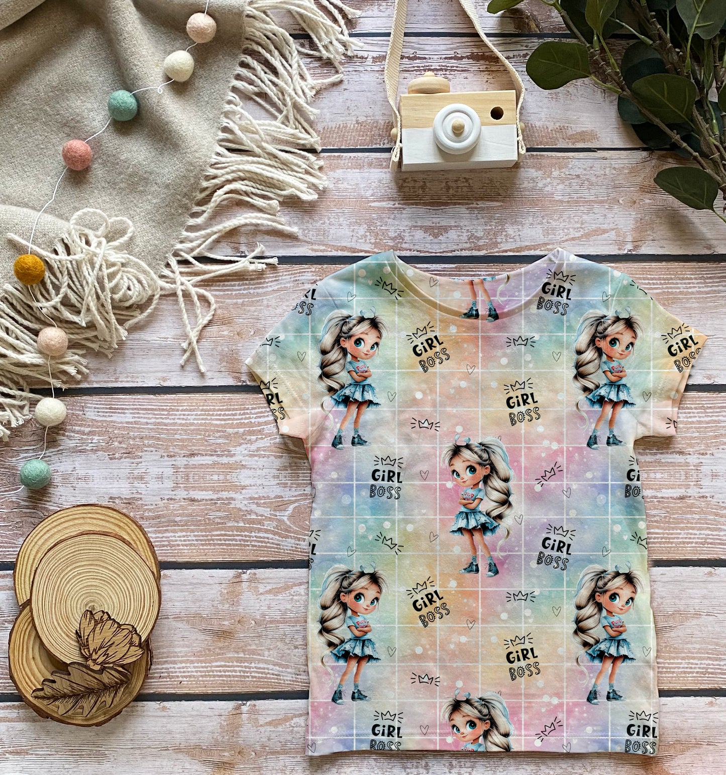 Girl Boss Design – ideal für Shirts, Kleider und Accessoires