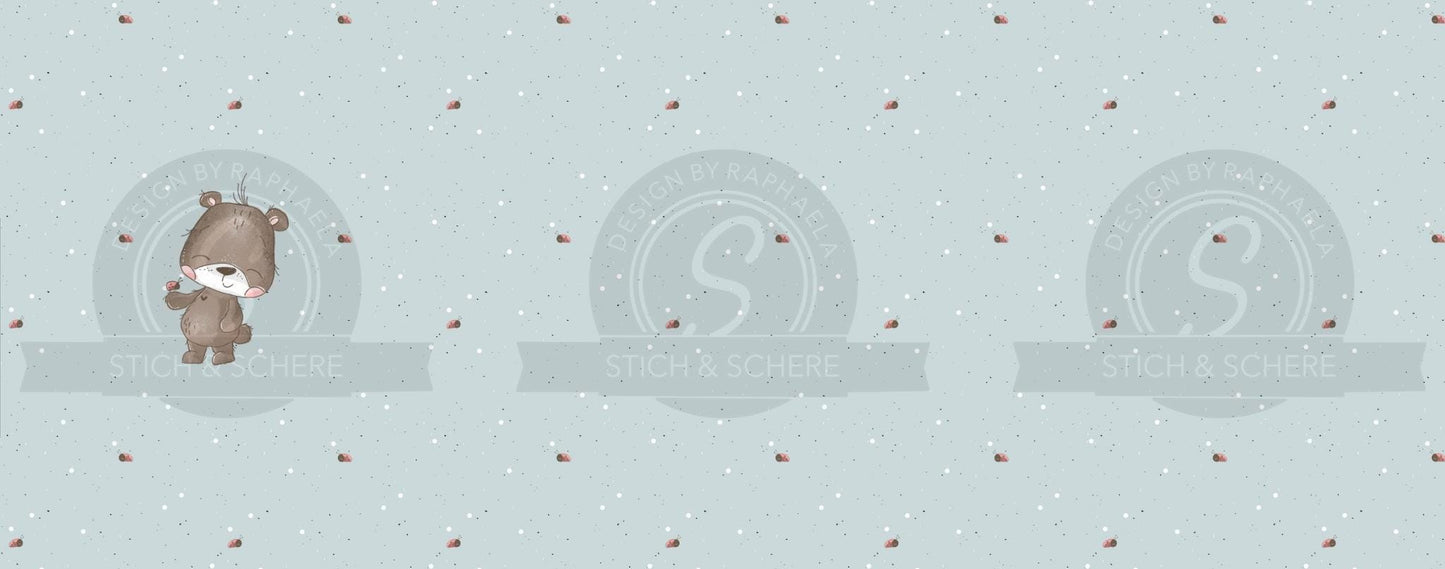 Panelstoff „Hallo kleiner Freund“ – Kombistoff für tolle Handmade-Kreationen.