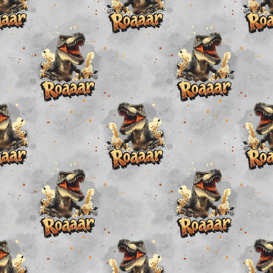 Stoff Meterware "T-Rex" - fantastischer Jersey & French Terry