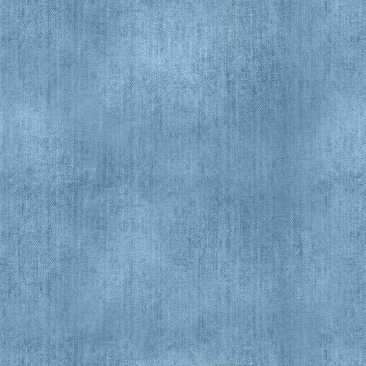 Uni Stoff im hellblauen Denim-Look als Kombistoff für Kinderkleidung