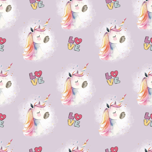 Stoff Meterware "Einhorn" – Weicher Jersey & French Terry