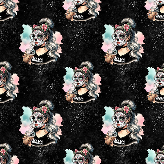Vergrößerte Detailansicht von dem Motiv La Catrina MAMA