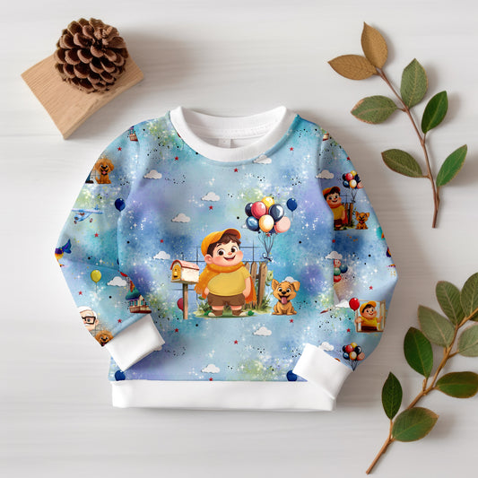 Hochwertiger Jersey oder French Terry mit fantasievollem Design und passendem Kombistoff für Kinderkleidung.