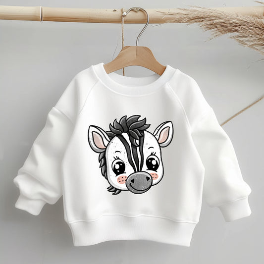 Glitzer-/ Bügelbild "Zebrakopf Zip"