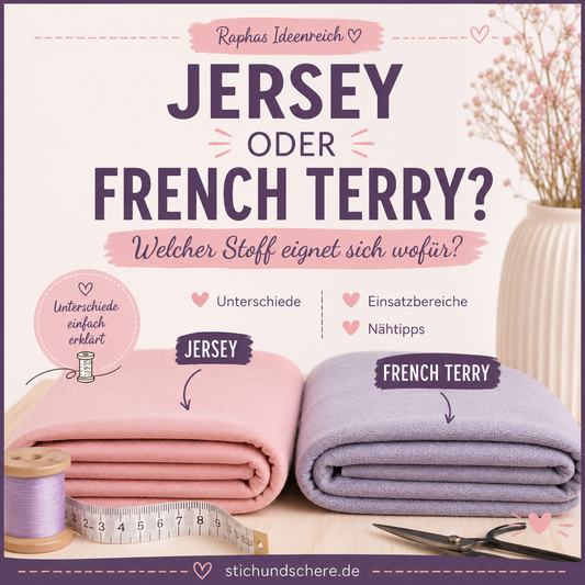 Jersey oder French Terry – welcher Stoff eignet sich wofür?