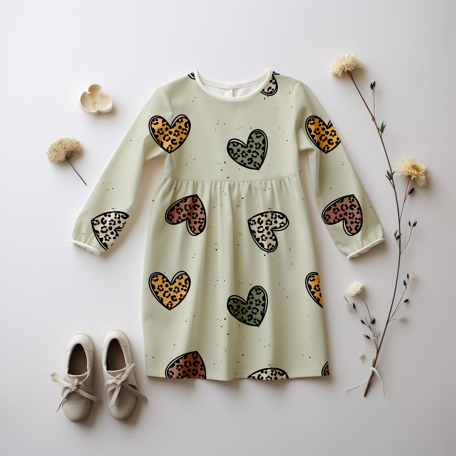 Handgemachtes Kinderkleid aus weichen, hochwertigen Stoffen – liebevoll gestaltet für maximalen Komfort und Stil.
