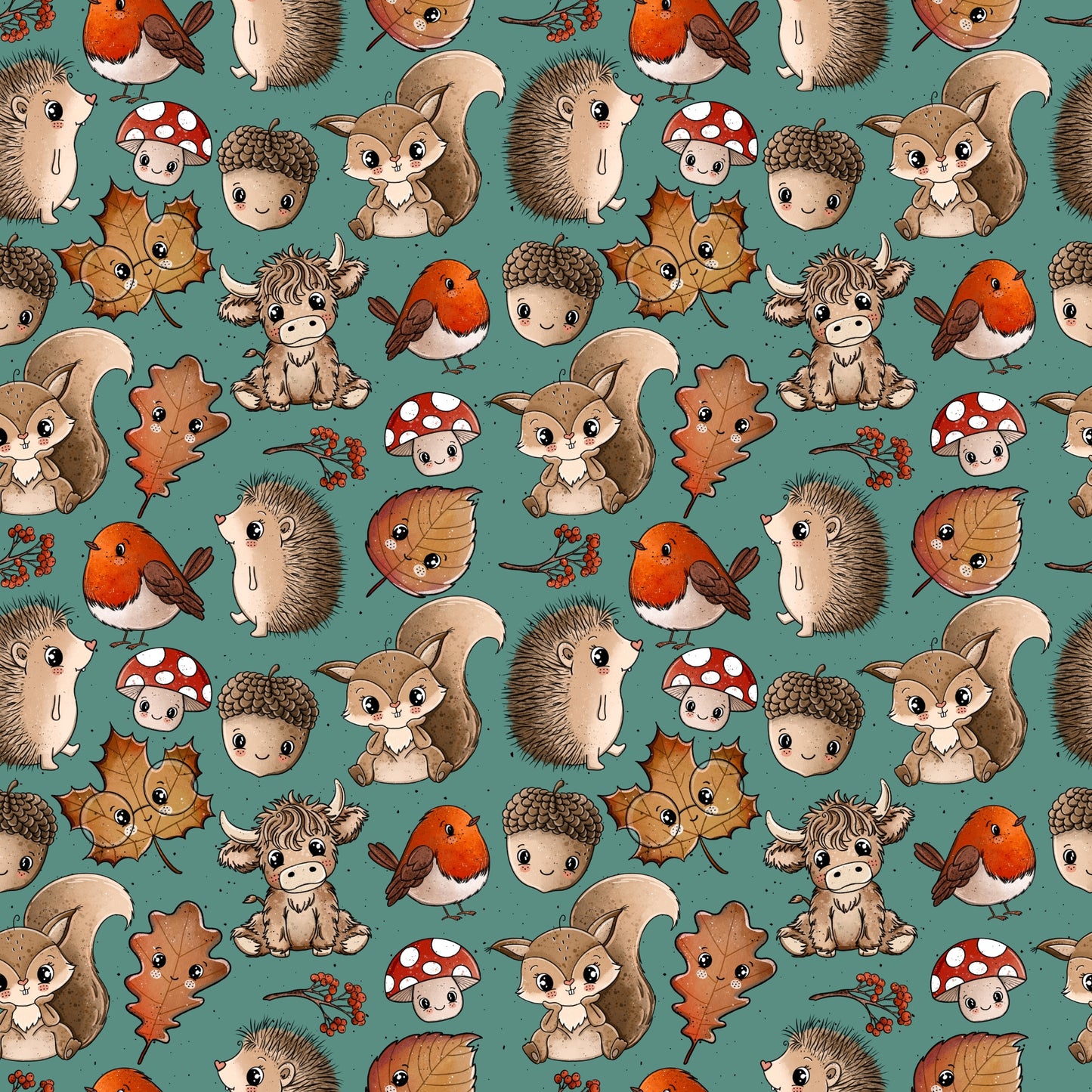 Stoff Meterware „Herbstliebe“ – Jersey & French Terry