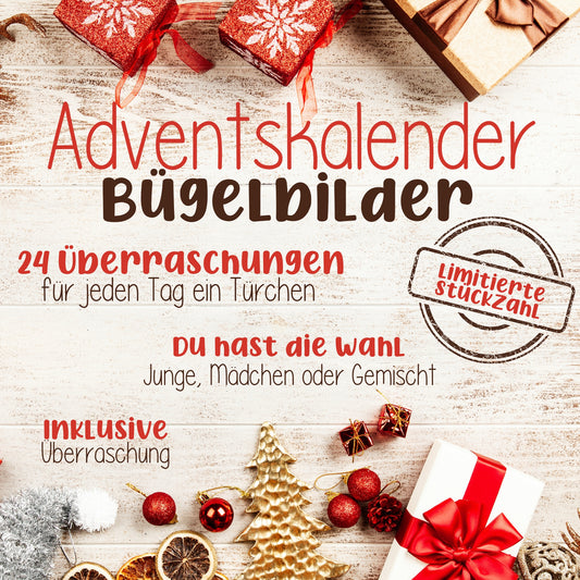 Adventskalender Bügelbilder – liebevoll gestaltet für Kinder