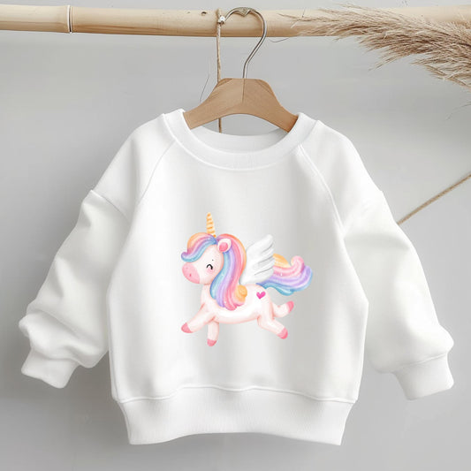 Glitzer-/Bügelbild "Süßes Einhorn" – Magisches DIY-Motiv für Kinderkleidung