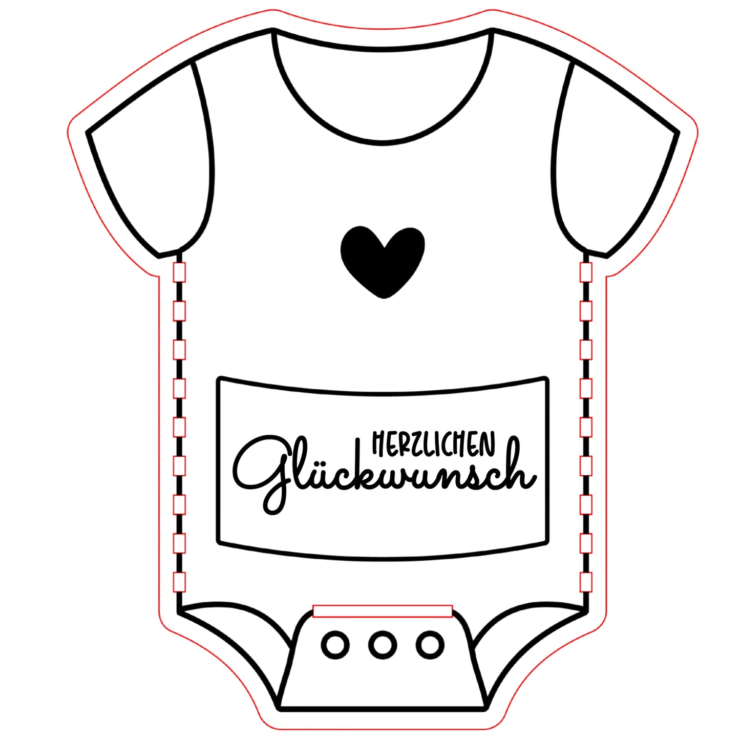 Baby-Body aus Holz – Geschenk zur Geburt