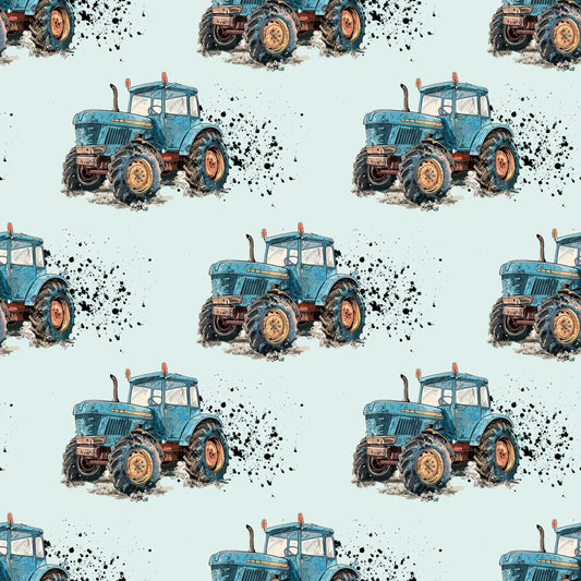 Stoff Meterware "Traktorliebe" - French Terry