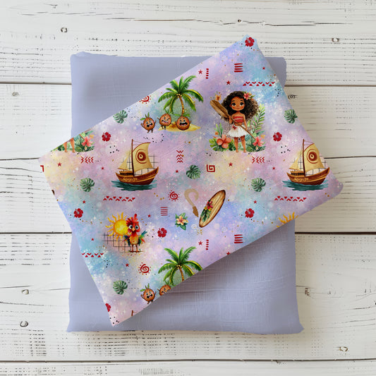 Stoff Meterware "Tochter des Meeres" - Jersey & French Terry