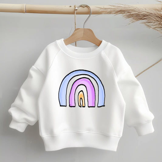 Glitzer-/Bügelbild "Believe in Magic" - Regenbogen