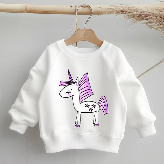 Glitzer-/Bügelbild "Believe in Unicorns"