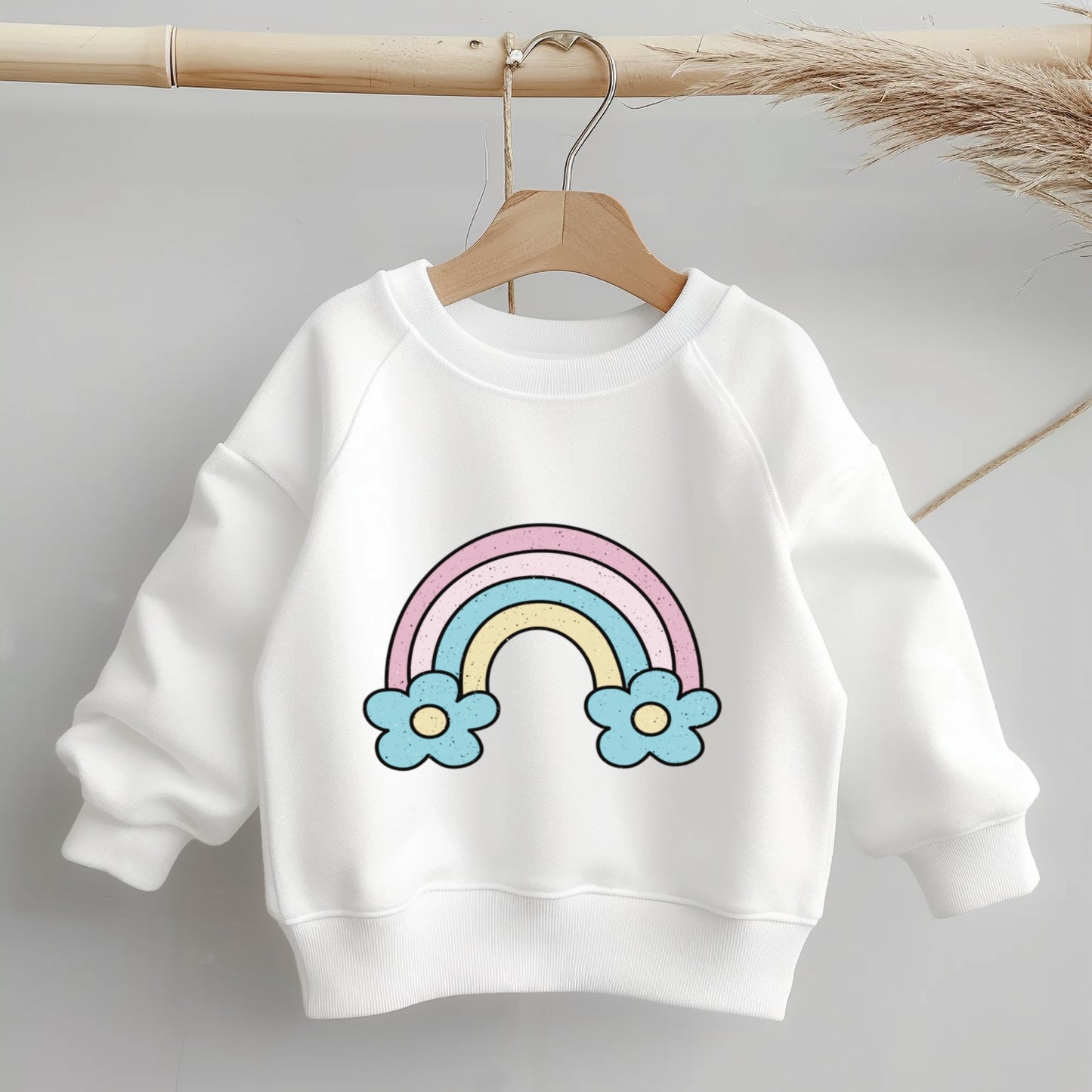 Glitzer-/Bügelbild "Unicorn-Regenbogen"