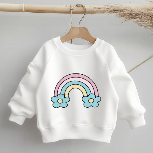 Glitzer-/Bügelbild "Unicorn-Regenbogen"