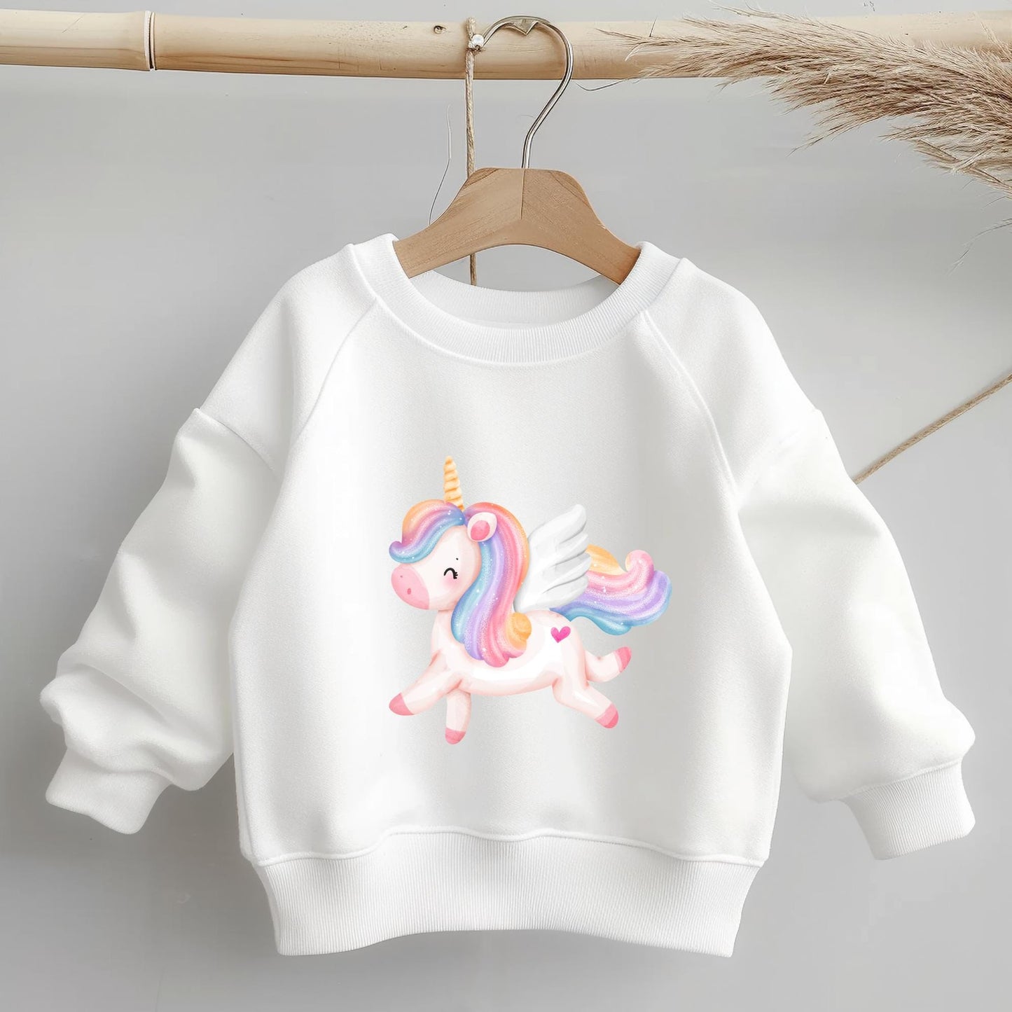 Glitzer-/Bügelbild "Süßes Einhorn"