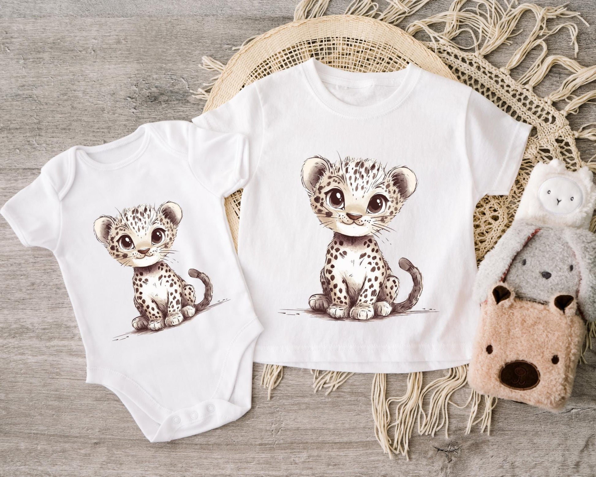 Süßes Wildkatzen-Motiv als Bügelbild für Hoodies, Shirts & Bodys.