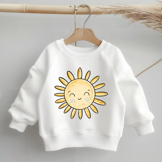 Glitzer-/ Bügelbild "Sonne" - Buntes Glück