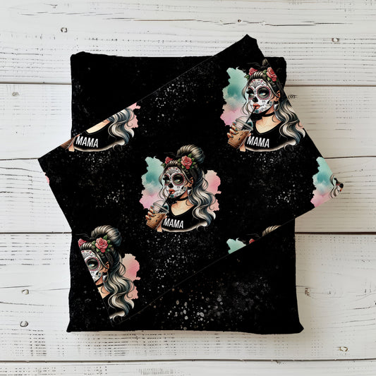 Stoff Meterware "La Catrina MAMA" - Jersey & French Terry