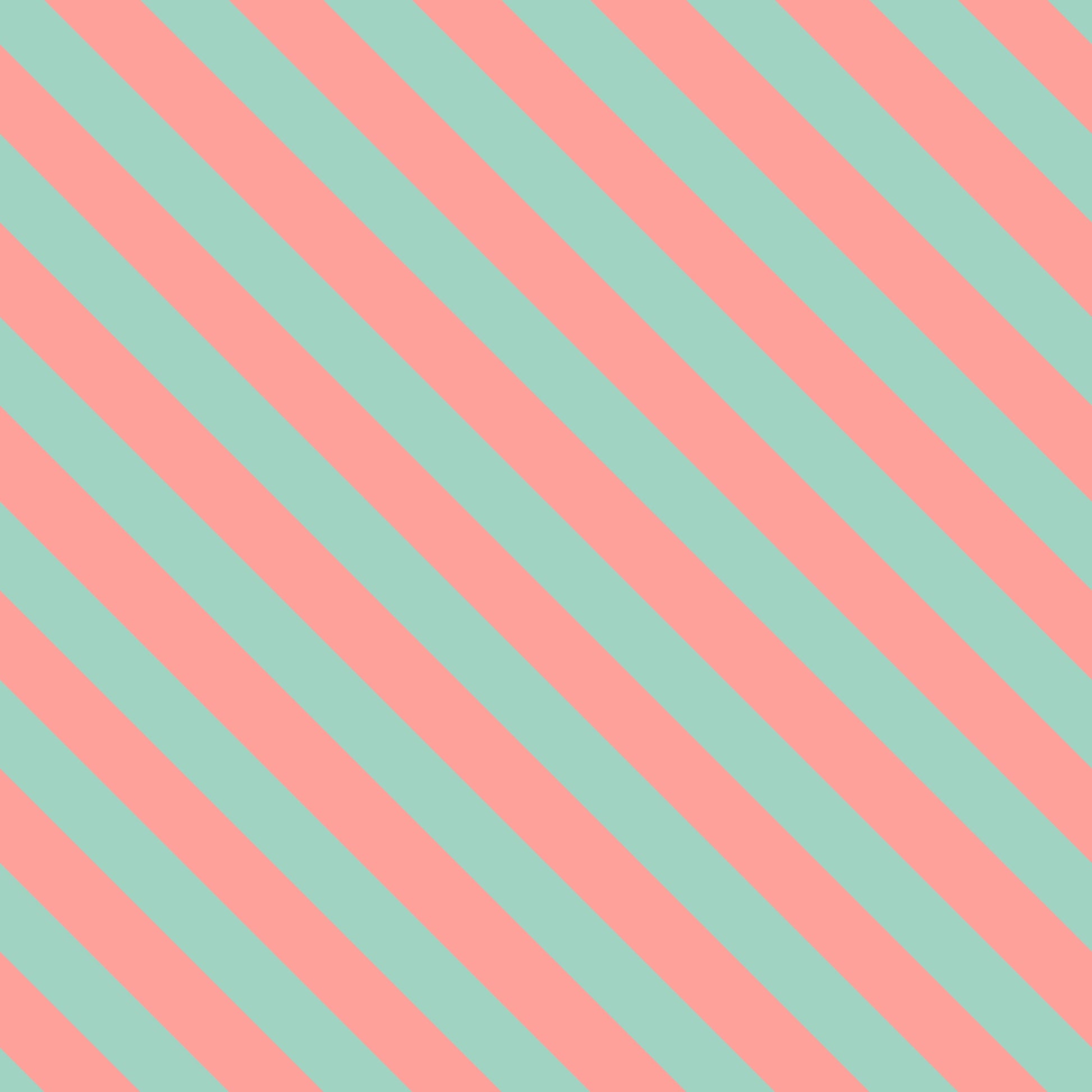 nahtloses mint-apricot Streifenmuster, Kombistoff zu Erdbeerlein, kindlicher Sommerstoff von Katzengold-Designs