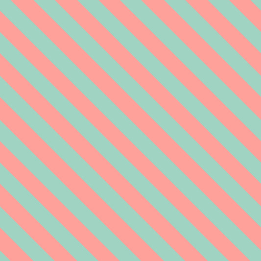 nahtloses mint-apricot Streifenmuster, Kombistoff zu Erdbeerlein, kindlicher Sommerstoff von Katzengold-Designs